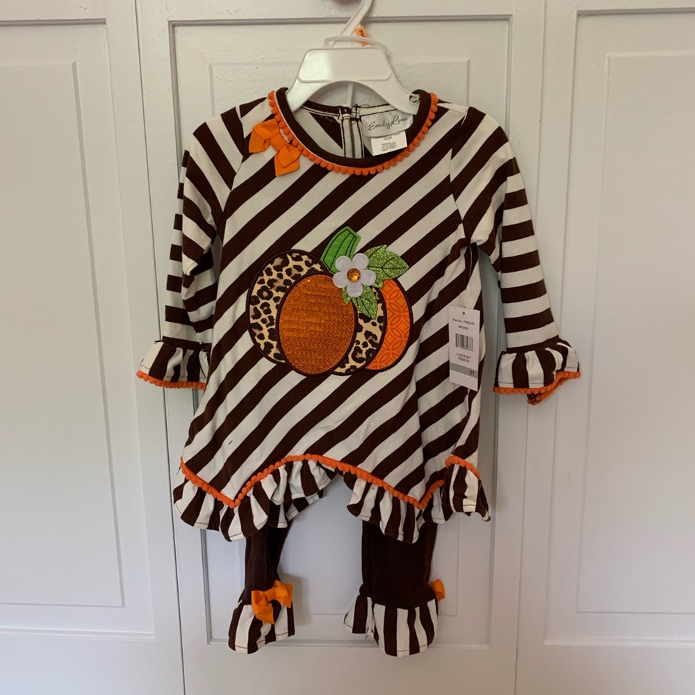 NWT Emily Rose fall outfit 2T